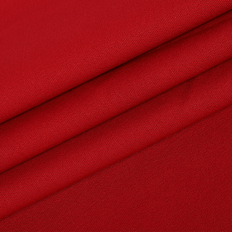 Polyester twill four-sided stretch fabric