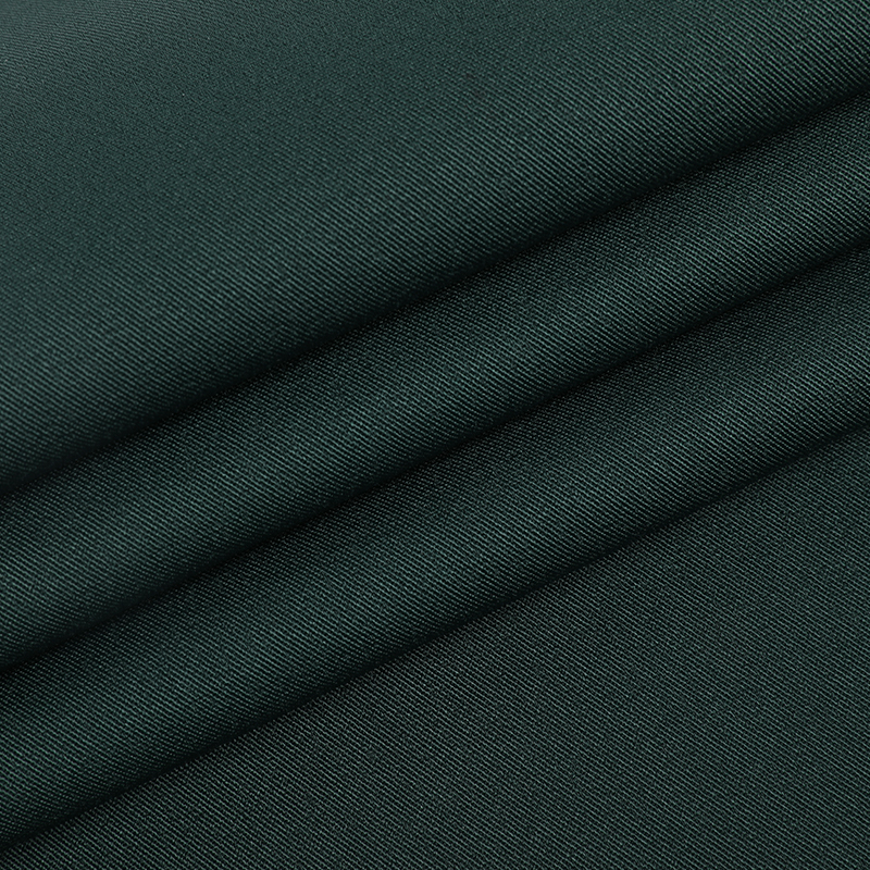 Polyester twill four-sided stretch fabric