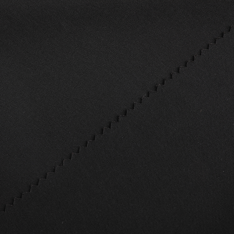 Polyester filament twill four-sided stretch fabric