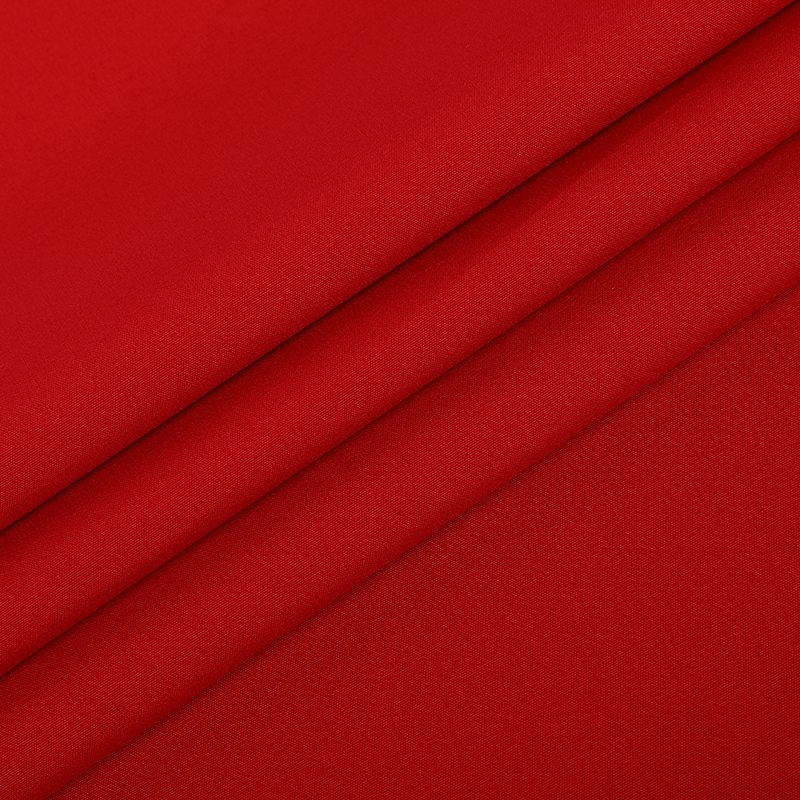 Polyester plain weave four-way stretch fabric